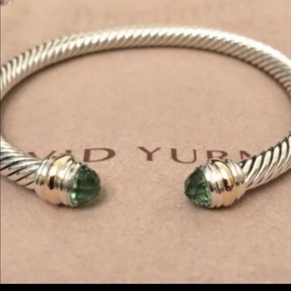 David Yurman Cable Classic with Prasiolite - Picture 3 of 6